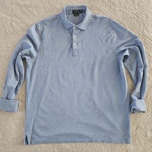 Ralph Lauren Light Blue Long Sleeve Polo